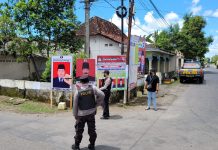 Patroli Cipta Kondisi Jelang Pilkades di Wilayah Hukum Polsek Sanankulon