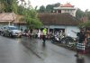 Polres Karangasem Bersama Pecalang Pengamanan Persembahyangan Hari Raya Galungan