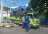 Upayakan Kamtibmas Pelabuhan Padangbai Tetap Kondusif Sat Pol Air melaksanakan pemeriksaan