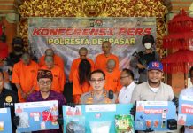 Awal Tahun 2023, Satresnarkoba Polresta Denpasar Amankan 14 Tersangka