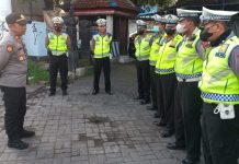 Unit Lantas Polsek Kuta Utara Laksanakan Apel Fungsi
