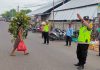 Demi Keamanan dan Kelancaran Polsek Kubu Hadir Pelayanan di Depan Pasar Tumpah Rubaya
