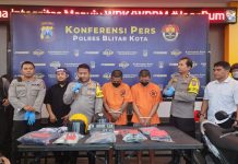Curanmor di 12 TKP Berhasil Diringkus Polres Blitar Kota