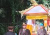 Bentuk Penghormatan Terakhir, Polsek Abiansemal Gelar Upacara Perabuan Secara Dinas Kepolisian