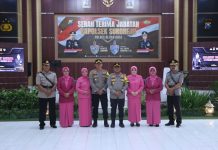 Kapolres Blitar Kota Pimpin Sertijab Kapolsek Sukorejo