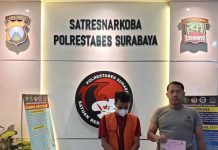 Nyambi Jualan Sabu, Pedagang Buah Diamankan Sat Resnarkoba Polrestabes Surabaya