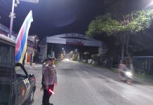 Polsek Udanawu Gelar Patroli ‘Blue Light’ Cegah Balap Liar dan Beri Imbauan Pada Masyarakat
