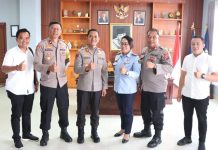 Kapolres Badung Silahturahmi Dengan Ka. Lapas Kelas IIA Kerobokan