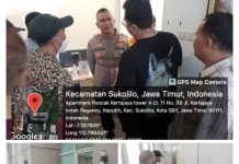 Kapolsek Sukolilo Mendampingi Masyarakat Penghuni Apartement Puncak Permai Dalam Menangani Problem Solving