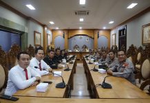 Kapolres AKBP Teguh Priyo Wasono ikuti Zoom Meeting Peringatan Hari Bhayangkara ke-77