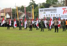 Intip Kemeriahan Upacara HUT Bhayangkara Ke 77 Polres Blitar
