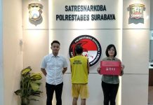SA Warga Petemon Pengedar Sabu Diamankan Satnarkoba Polrestabes Surabaya