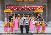Sambut Pimpinan Baru, Polda Bali Gelar Serah Terima Pataka