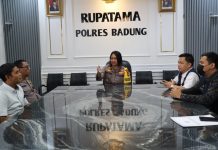 Wakapolres Kompol Putu Diah Kurniawandari Terima Kunjungan Ombudsman RI