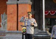 Apel Pagi Kapolda Bali Nyatakan Perang Pada Narkoba