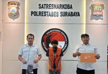 Penjual Sabu Paket Hemat di Simokerto di tangkap Polrestabes Surabaya