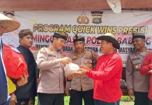 Minggu Kasih Kapolres AKBP Teguh Priyo Wasoso bersama Kelompok Lele Mina Dalem Mesari