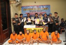 Polisi Berhasil Menangkap Sindikat Narkoba di Kota Kediri, Tujuh Tersangka Diamankan