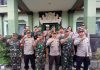 HUT TNI Kapolsek Mengwi Bersama Anggota Datangi Koramil 1611-04 Mengwi