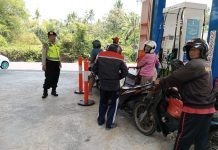 Patroli Biru Polsek Mengwi Sambangi SPBU