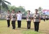 Polres Blitar Gelar Upacara Sertijab Kasat Reskrim dan Kasat Samapta