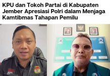 KPU dan Tokoh Partai di Kabupaten Jember Apresiasi Polri dalam Menjaga Kamtibmas Tahapan Pemilu