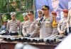 Jelang Nataru Polres Tuban Amankan Ratusan Kendaraan Roda Dua Berknalpot Brong