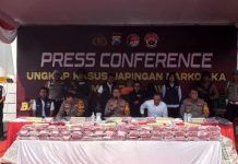 Dua Jaringan Pasangan Pasutri Diamankan Satuan Satresnarkoba Mapolrestabes Surabaya