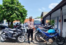 Satlantas Polres Sampang Amankan Ratusan Sepeda Motor Dengan Knalpot Brong, Di Bulan Suci Ramadhan