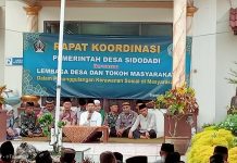 Pemdes Sidodadi Gelar Rakor bersama Lembaga Desa Tanggulangi Kerawanan Sosial