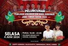 Narasi Berantas Korupsi MAKI Jatim dalam Pilkada 2024,dijawab KPU Jatim dengan menggelar pesta,undang artis dan sewa hall grand city dalam launching Pilgub,”Gak Bahaya Ta”