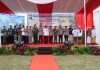 Irwasda Polda Jatim Letakkan Batu Pertama Ground Breaking Pembangunan Mako Polres Pamekasan