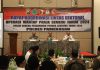Polres Pamekasan Giat Rapat Dan Deklarasi Pilkada Damai 2024 Bersama Forkopimda
