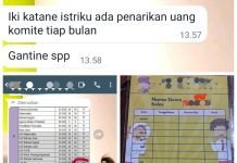 Hebat !!!!! SDN Negeri 3 Terapkan Biaya SPP