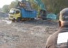 Di Sepanjang Aliran Sungai Brantas, Banyak Sekali Tambang Liar yang Mengunakan Excavator dan Mesin Diesel atau Dongfeng