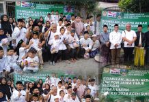 Dukungan Moral Untuk Kontingen Yang Berlaga Di Pon XXI Heru Satryo Korwil Maki Jatim Dan Ketua Komnasdik Menggelar Doa Bersama dan Santunan Anak Yatim