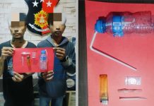 Polsek Krembangan Amankan Dua Pria di Sawah Pulo SR saat Asyik Nyabu dalam Kamar