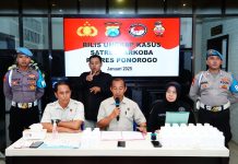 Polres Ponorogo Berhasil Amankan Puluhan Ribu Pil Double L dari Tiga Tersangka Pengedar