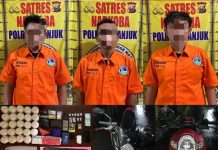 Polres Nganjuk Gagalkan Peredaran Narkotika dan Okerbaya, Empat Pelaku Ditangkap
