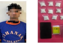Dua pemuda diduga pengedar narkoba jenis pil dobel L ditangkap petugas Buser Satresnarkoba Polres Kediri