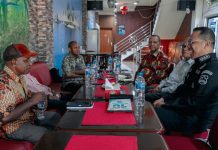 Temui Tokoh di Jayapura, Ada Pesan Penting dari Kasatgas Humas Ops Damai Cartenz 2025