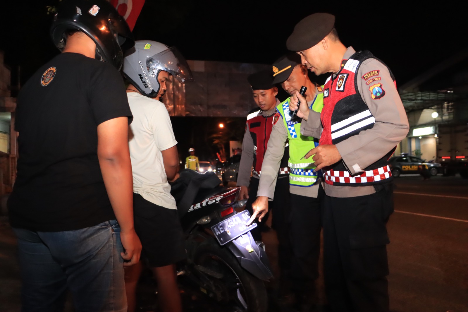 Jelang Ramadhan Polres Ponorogo Gencarkan Razia, Antisipasi Balap Liar dan Premanisme