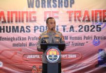 Kadiv Humas Buka Workshop : Jajaran Harus Perkuat Profesionalitas