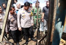 Jelang Ramadhan Polres Kediri Bangun Sumur Bor untuk Mushola di Desa Damarwulan