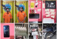Polres Nganjuk Tangkap Dua Pengedar Sabu dan Okerbaya di Pace