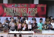 Walikota Apresiasi Polresta Malang Kota Sukses Tekan Kriminalitas di Operasi Pekat Semeru 2025