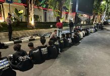 Ops Ketupat Semeru Polrestabes Surabaya Amankan Puluhan Remaja yang Bikin Onar Tutup Jalan