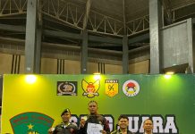 Anggota Polres Kediri Kota Raih Juara 3 di Kejuaraan Karate kediri open Piala Danbrigif 16 Wira Yuda Tahun 2025