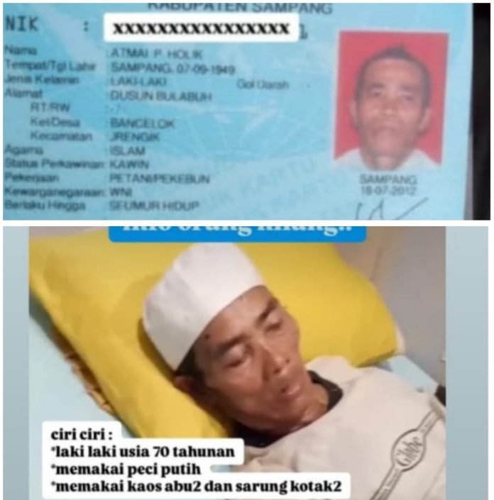 Foto Pasien Atma'i Pasien Yang Hilang