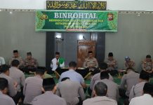 Polres Nganjuk Gelar Binrohtal, Angkat Tema Pengendalian Nafsu dalam Kehidupan
